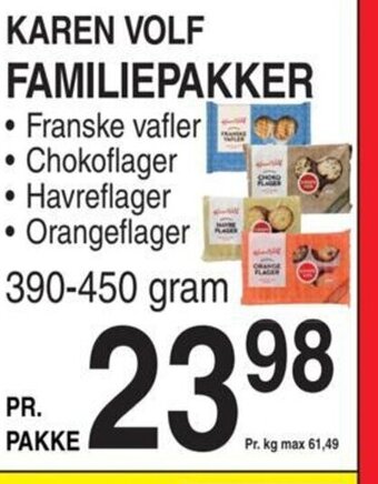 ABC Lavpris KAREN VOLF FAMILIEPAKKER tilbud