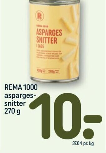 REMA 1000 REMA 1000 asparges- snitter tilbud