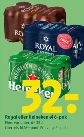 Coop 365 Heineken øl tilbud