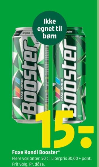 Coop 365 Booster energidrik tilbud