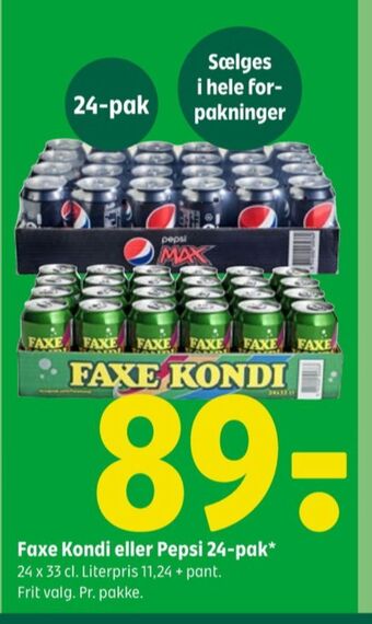 Coop 365 Faxe kondi sportssodavand tilbud