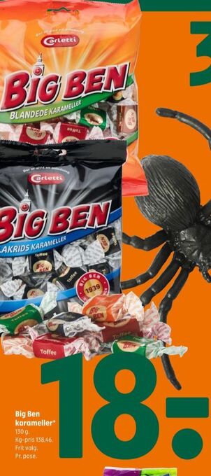 Big ben karameller blandede
