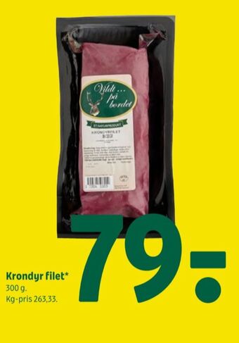Coop 365 Ukendt krondyrfilet tilbud