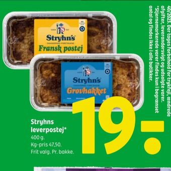 Coop 365 Fransk postej leverpostej tilbud