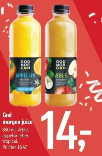 Føtex God morgen juice 850 ml. tilbud