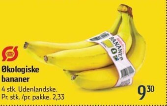 Føtex Økologiske bananer tilbud
