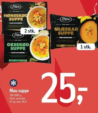 Føtex Mou suppe 700-1000 g. tilbud