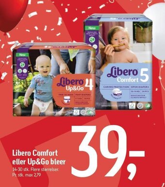 Føtex Libero Comfort eller Up&Go bleer tilbud