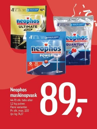 Føtex Neophos maskinopvask tilbud