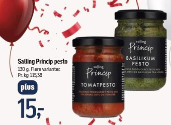 Føtex Salling Princip pesto tilbud
