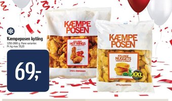 Føtex Kæmpeposen kylling tilbud