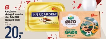 Føtex Kærgården økologisk smørbar eller Arla ØKO økologisk smør tilbud