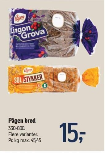 Føtex Pågen brød tilbud
