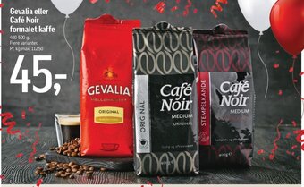 Føtex Gevalia eller Café Noir formalet kaffe tilbud