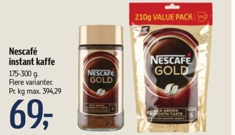 Føtex Nescafé instant kaffe 175-300 g. tilbud