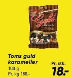 Bilka Toms guld karameller tilbud