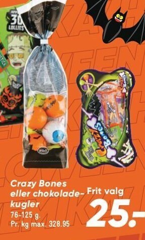 Crazy bones eller chokoladekugler