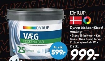 Bilka Dyrup køkken & badmaling tilbud
