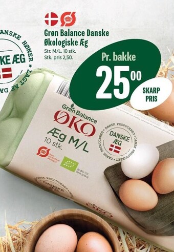 Min Købmand Grøn balance danske økologiske æg tilbud