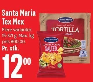 Min Købmand Santa maria tex mex tilbud