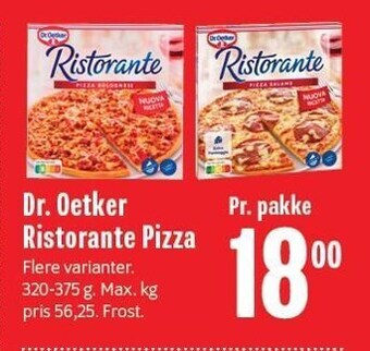 Min Købmand Dr. oetker ristorante pizza tilbud