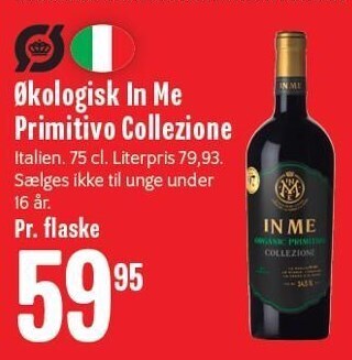Min Købmand Økologisk in me primitivo collezione tilbud