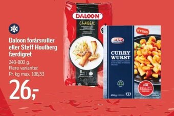 Føtex Daloon forårsruller eller Steff Houlberg færdigret tilbud