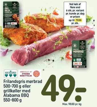 REMA 1000 Mørbrad eller grillkøller tilbud