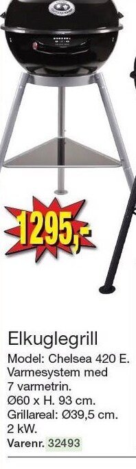 Harald Nyborg Elkuglegrill tilbud