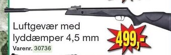 Harald Nyborg Luftgevær med lyddæmper 4,5 mm tilbud
