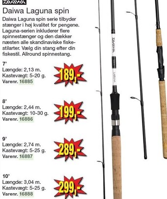 Harald Nyborg Daiwa laguna spin tilbud