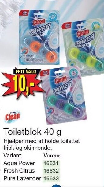 Harald Nyborg Toiletblok 40 g tilbud