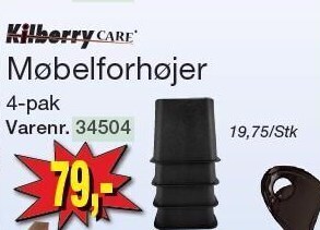 Kilberry care møbelforhøjer