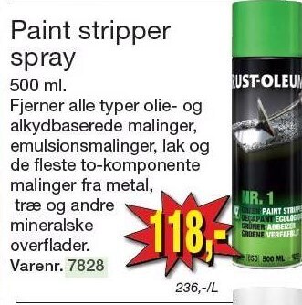Harald Nyborg Paint stripper spray tilbud