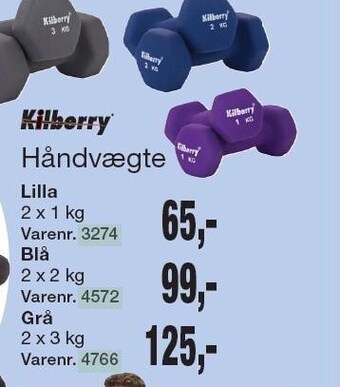 Harald Nyborg Kilberry håndvægte tilbud