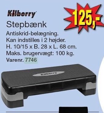 Harald Nyborg Kilberry stepbænk tilbud
