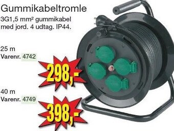 Harald Nyborg Gummikabeltromle tilbud