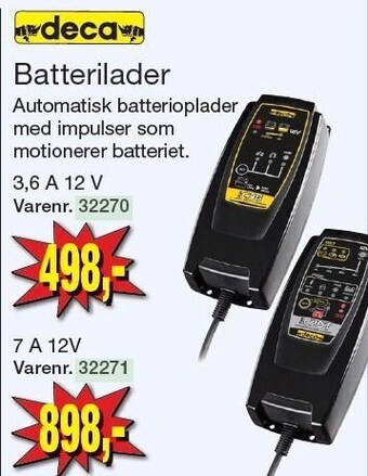 Harald Nyborg Deca batterilader tilbud