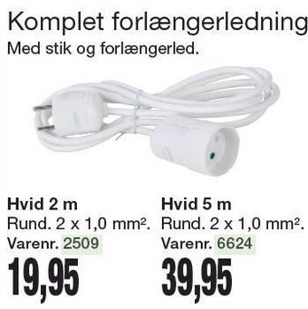 Harald Nyborg Komplet forlængerledning tilbud