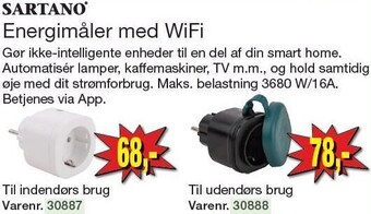 Harald Nyborg Sartano energimåler med wifi tilbud