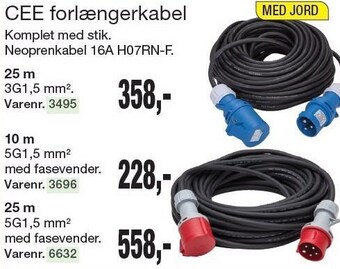 Harald Nyborg Cee forlængerkabel tilbud