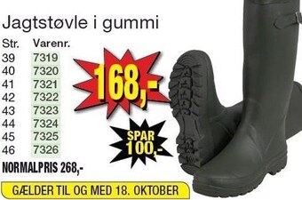 Harald Nyborg Jagtstøvle i gummi tilbud