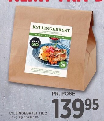 MENY Kyllingebryst til 2 tilbud