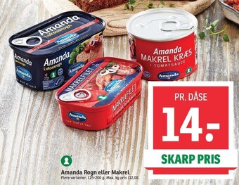 Amanda rogn eller makrel