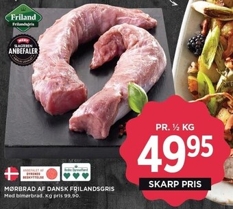 MENY Mørbrad af dansk frilandsgris tilbud