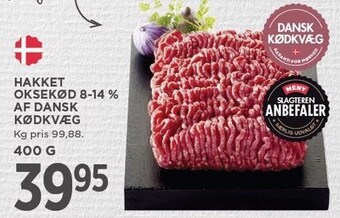 MENY Hakket oksekød 8-14% af dansk kødkvæg tilbud