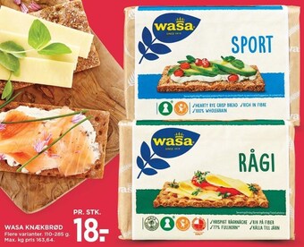 MENY Wasa knækbrød tilbud