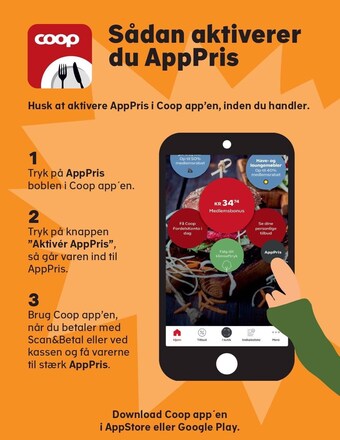 Kvickly Sådan aktiverer du apppris tilbud