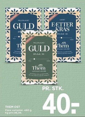 MENY Them ost tilbud