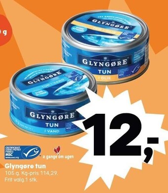 Kvickly Glyngøre tun tilbud